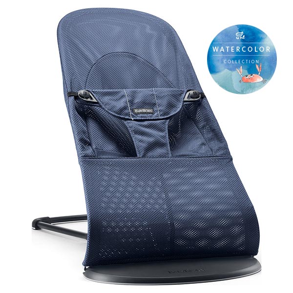 Детский шезлонг BabyBjorn Balance Soft Air Great blue whale