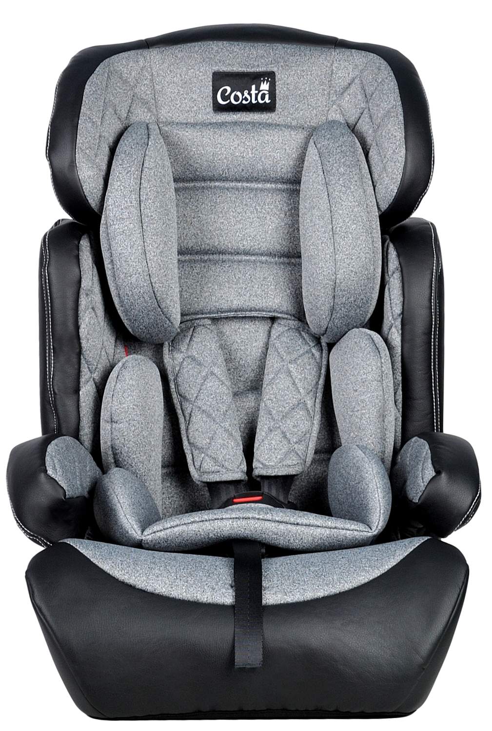 Автокресло Costa CS-003 Серо-чёрный эко-кожа