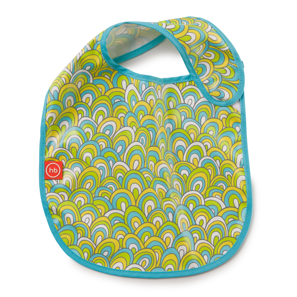 Нагрудник на липучке Happy Baby colorful