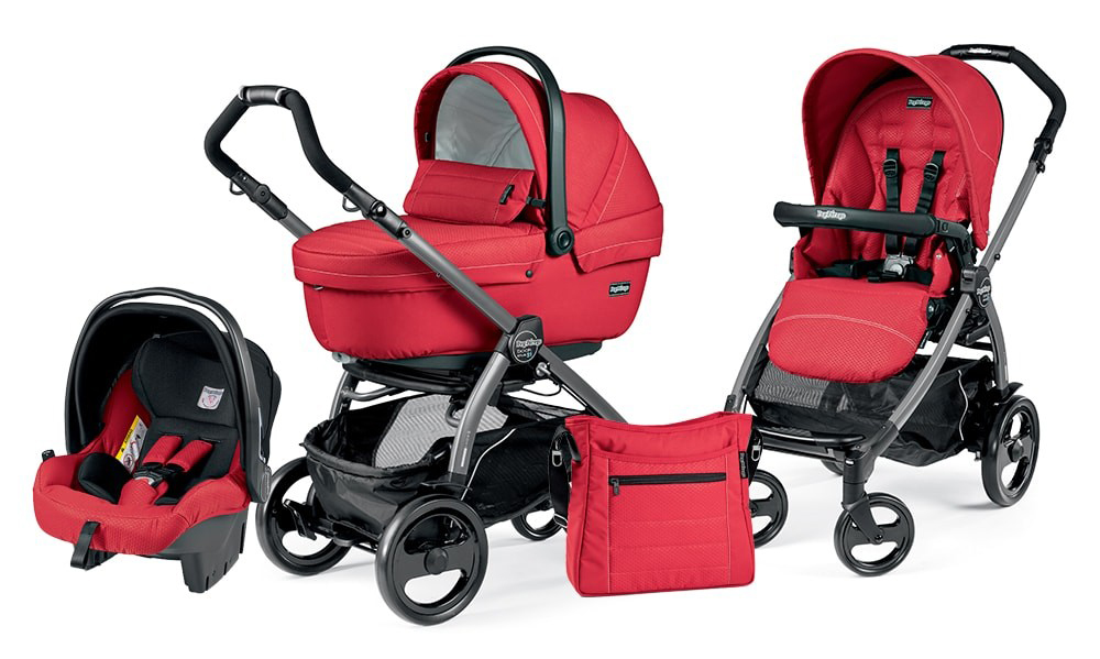 Коляска 3 в 1 Peg Perego Book 51 XL Modular System (шасси Jet) Mod Red