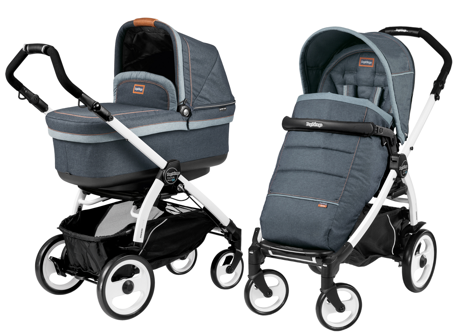 Peg-Perego Book 51 Modular POP UP Blue Denim