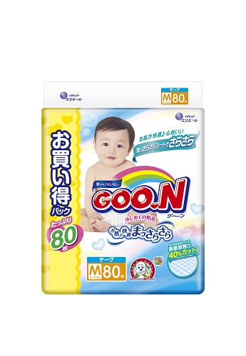 Подгузники GOON NEW Ultra Jumbo Pack (6-11кг) 80шт