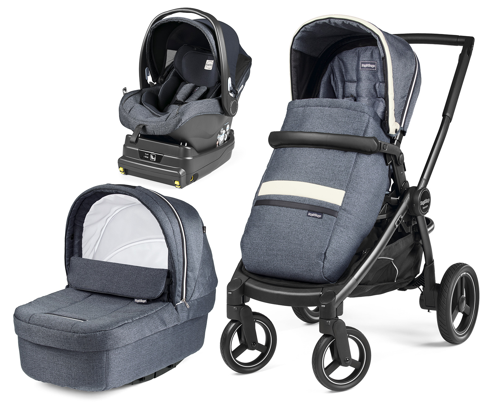 Коляска 3 в 1 Peg Perego Team Primonido I-Size Modular Luxe Mirage