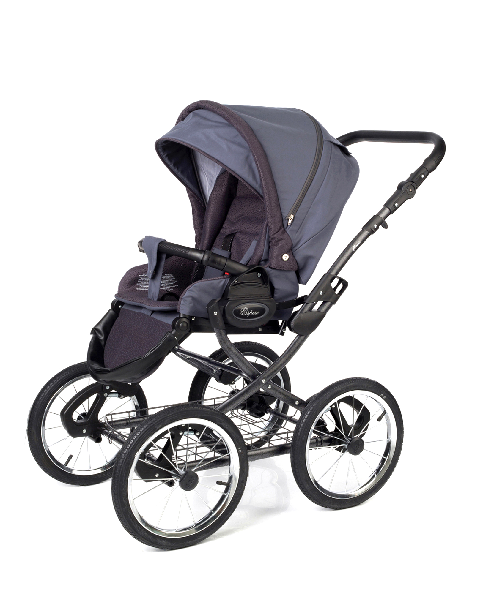 Прогулочная коляска Esspero Classic (шасси Graphite) Dark Grey