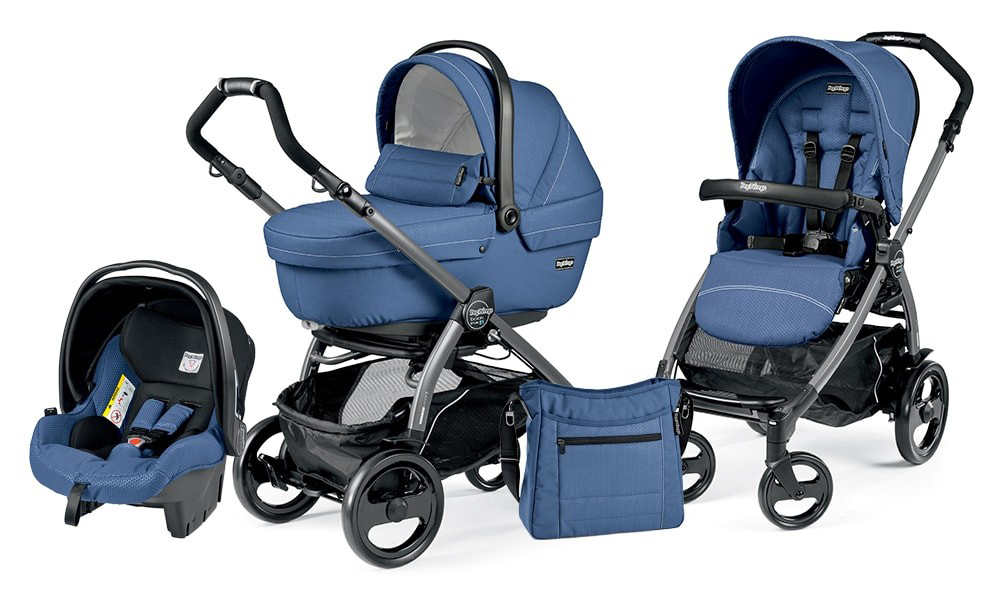 Коляска 3 в 1 Peg Perego Book 51 XL Modular System (шасси Jet) Mod Bluette