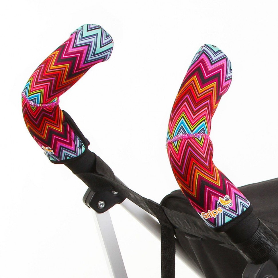 Чехлы Choopie CityGrips на ручки для коляски-трости 319 ZigZag Color