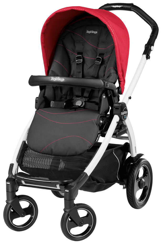 Прогулочная коляска Peg Perego Book 51 S Pop Up Sportivo (шасси White/Black) Bloom Red