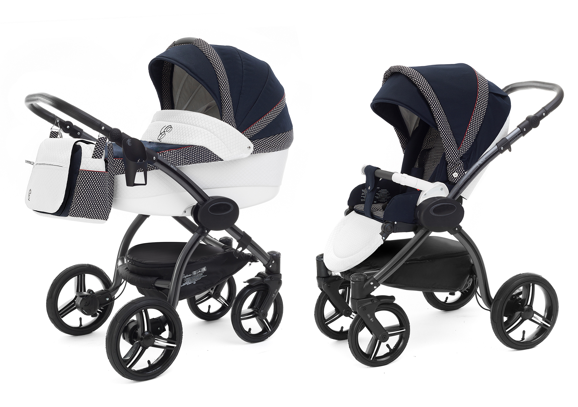 Коляска 2 в 1 Esspero Grand I-Nova (шасси Graphite) Royal Deep Ocean