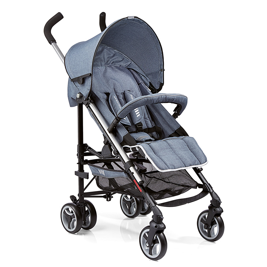 Прогулочная коляска Gesslein S5 2+4 SPORT RAUCHTBLAU MELIERT Дымный Синий Меланж