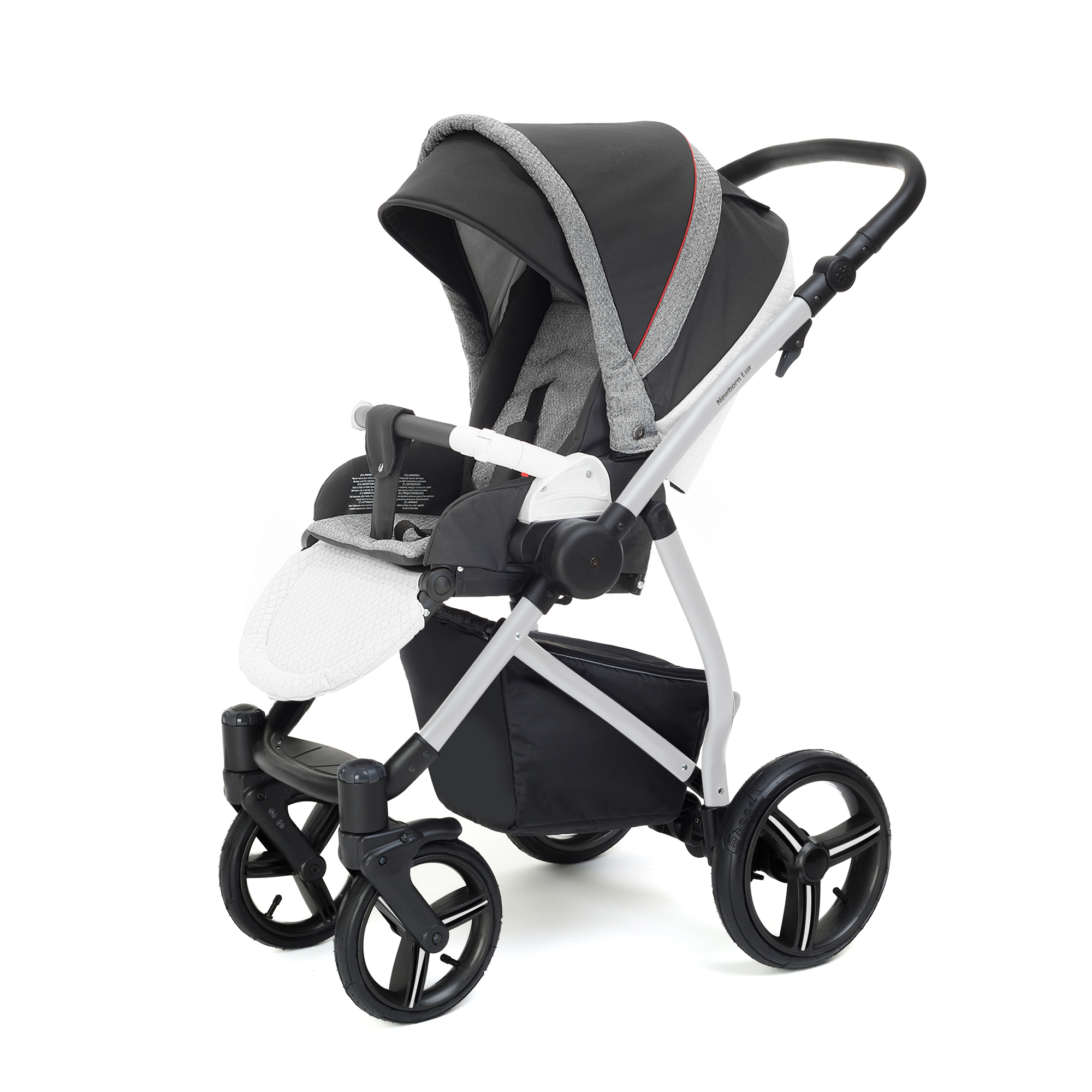Прогулочная коляска Esspero Grand Newborn Lux (шасси Grey) Royal Grey