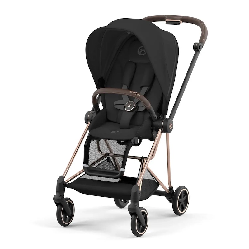Прогулочная коляска Cybex MIOS III (шасси Rosegold) Sepia Black