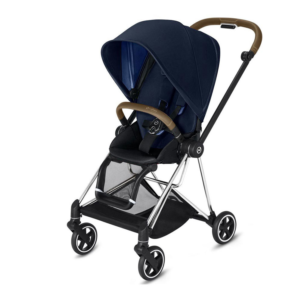 Прогулочная коляска Cybex MIOS (шасси Chrome Brown) Indigo Blue