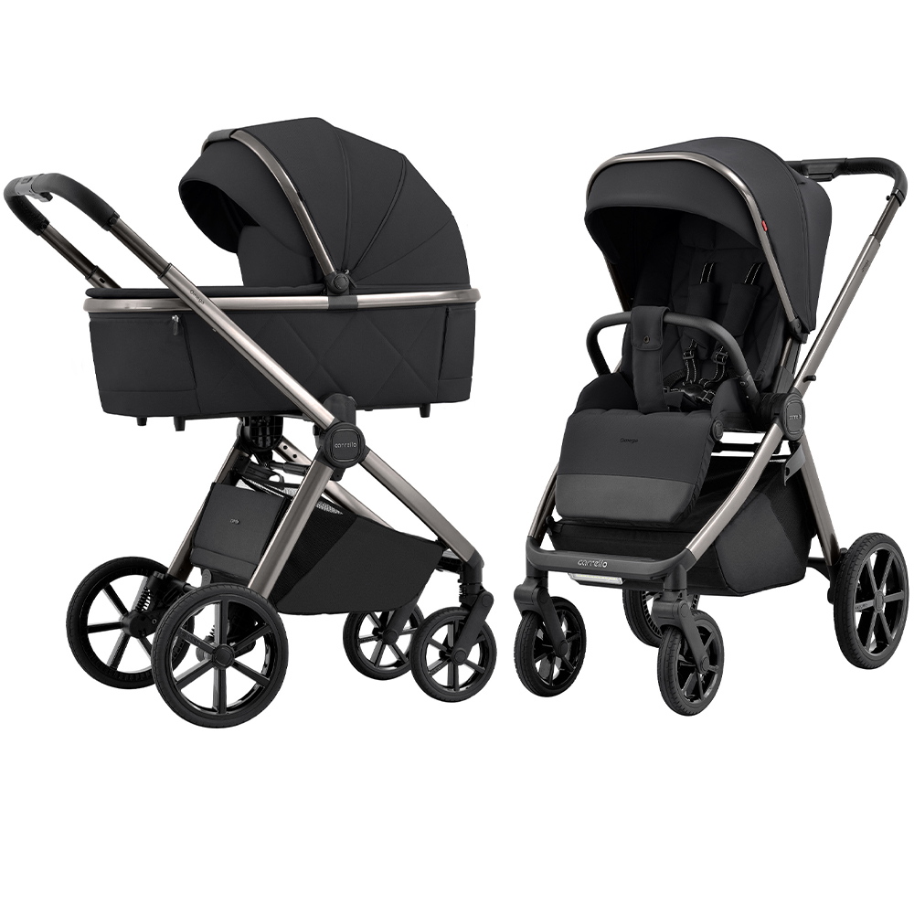 Коляска 2 в 1 Carrello Omega CRL-6530/1 Absolute Black