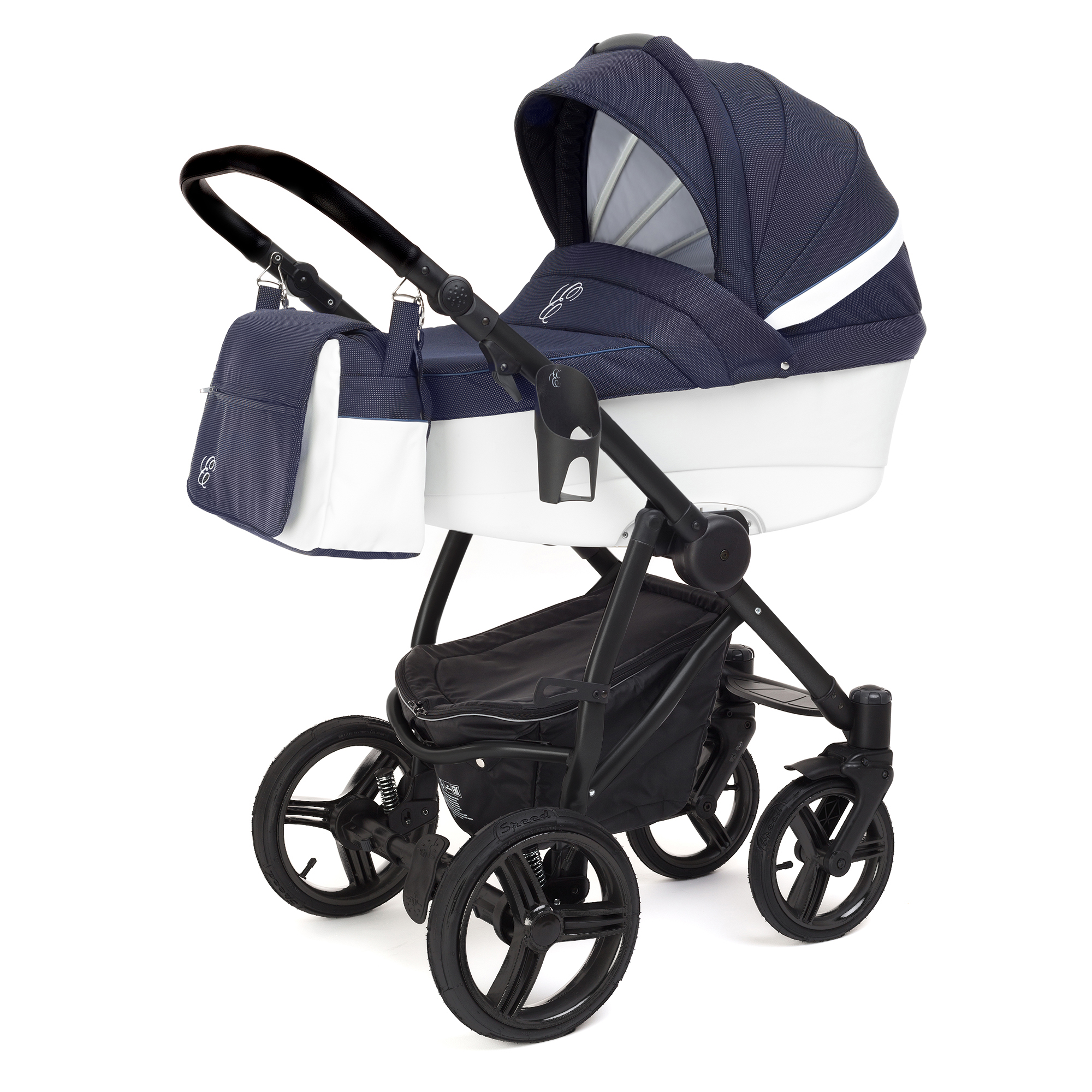 Коляска для новорожденных Esspero Grand Newborn Lux (шасси Black) Sky Star
