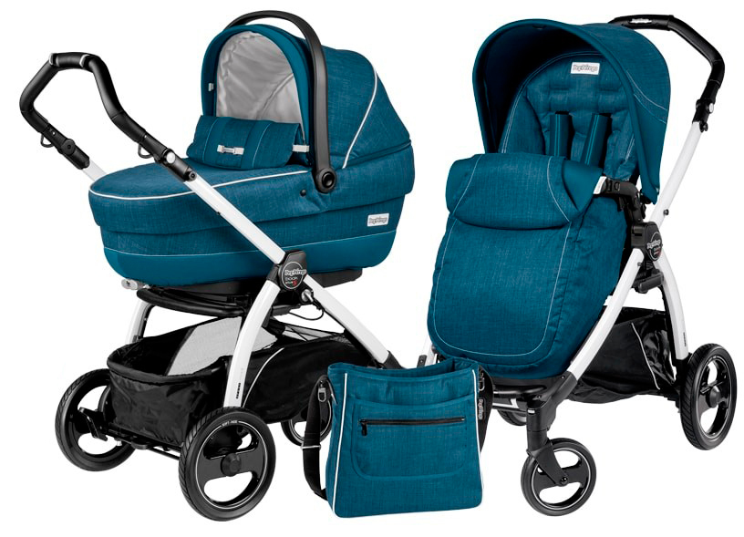 Коляска 2 в 1 Peg-Perego Book Plus S Saxony Blue
