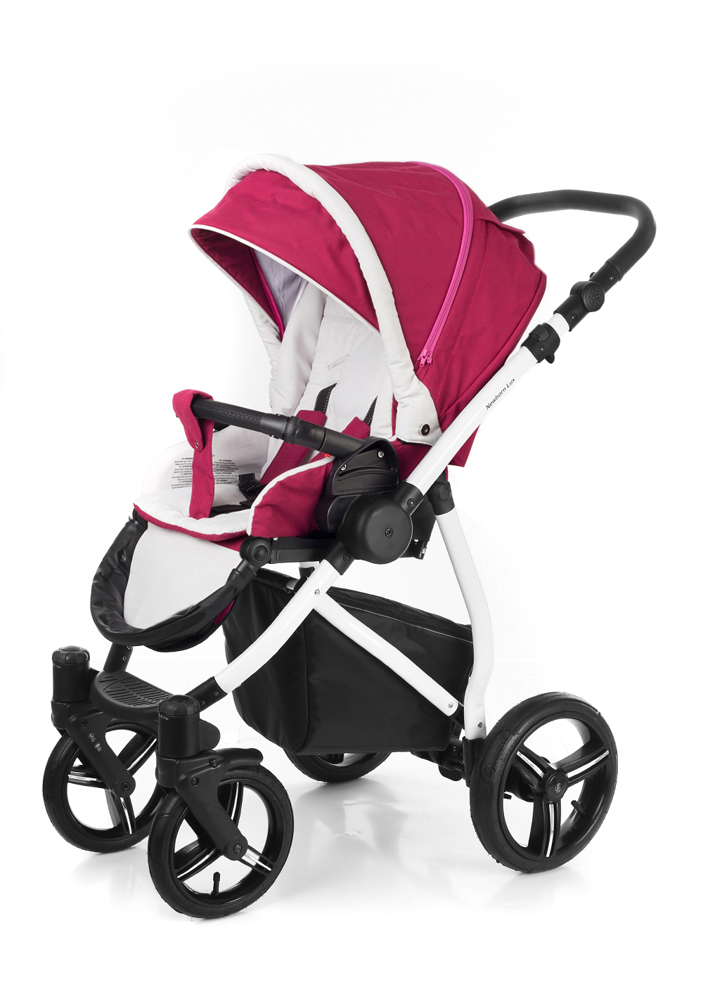 Прогулочная коляска Esspero Newborn Lux (шасси White) Borduex