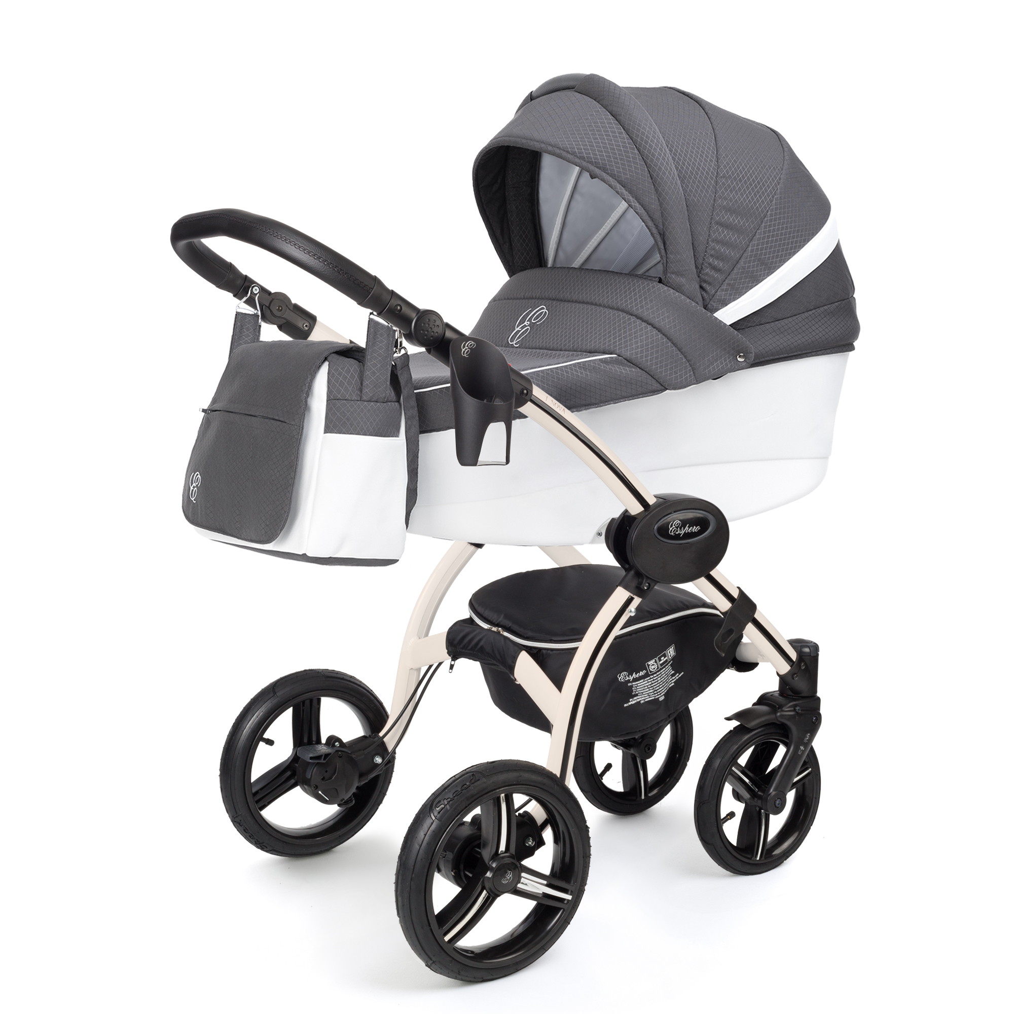 Коляска для новорожденных Esspero Grand I-Nova (шасси Beige) Diamond