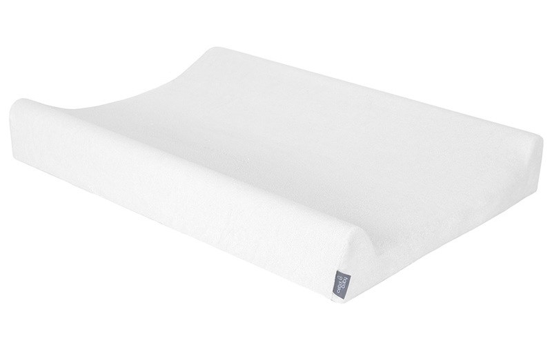 Простынь махровая Ceba Baby на резинке на пеленальный матрасик 50x80 см White