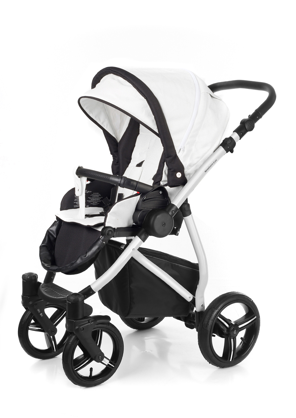 Прогулочная коляска Esspero Newborn Lux (шасси Grey) White