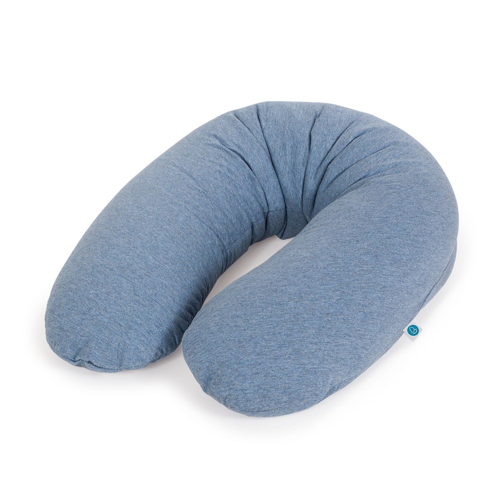 Подушка для кормления Ceba Baby Physio Multi трикотажная Melange Blue