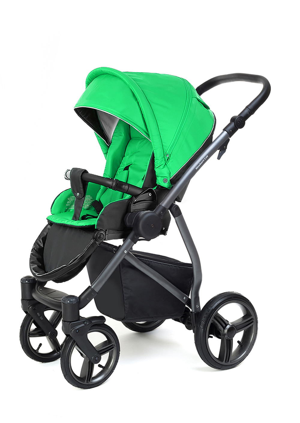 Прогулочная коляска Esspero Newborn Lux Alu (шасси Graphite) Green