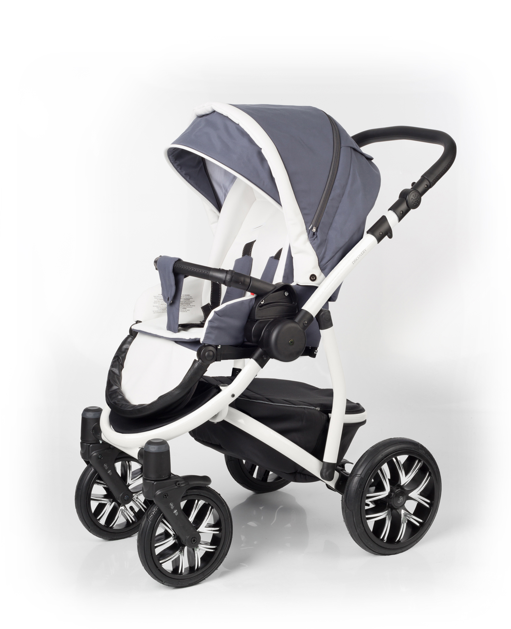 Прогулочная коляска Esspero Discovery (шасси White) Grey Lux