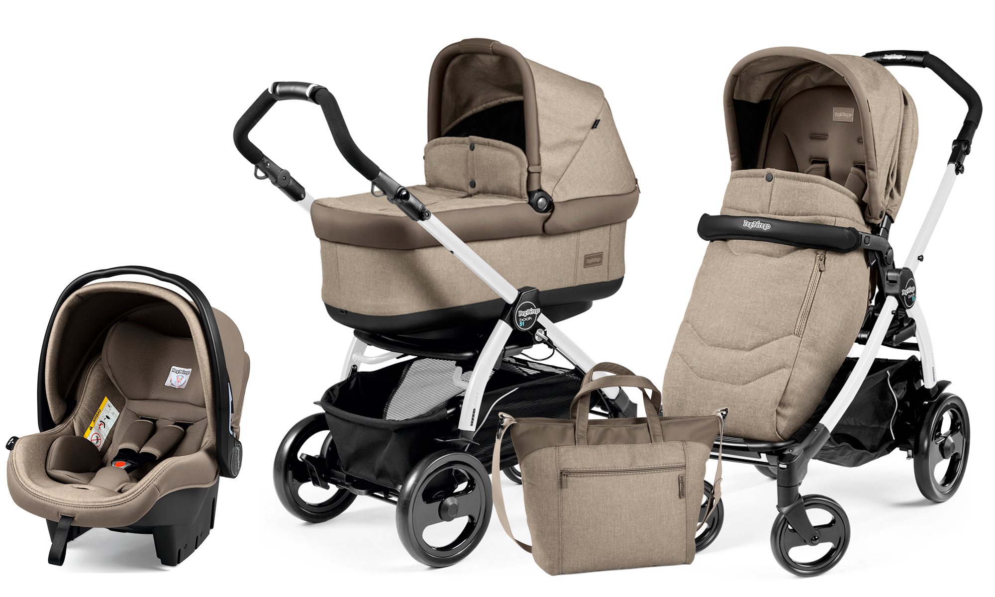 Peg-Perego Book 51 Set Modular POP UP Team Cream