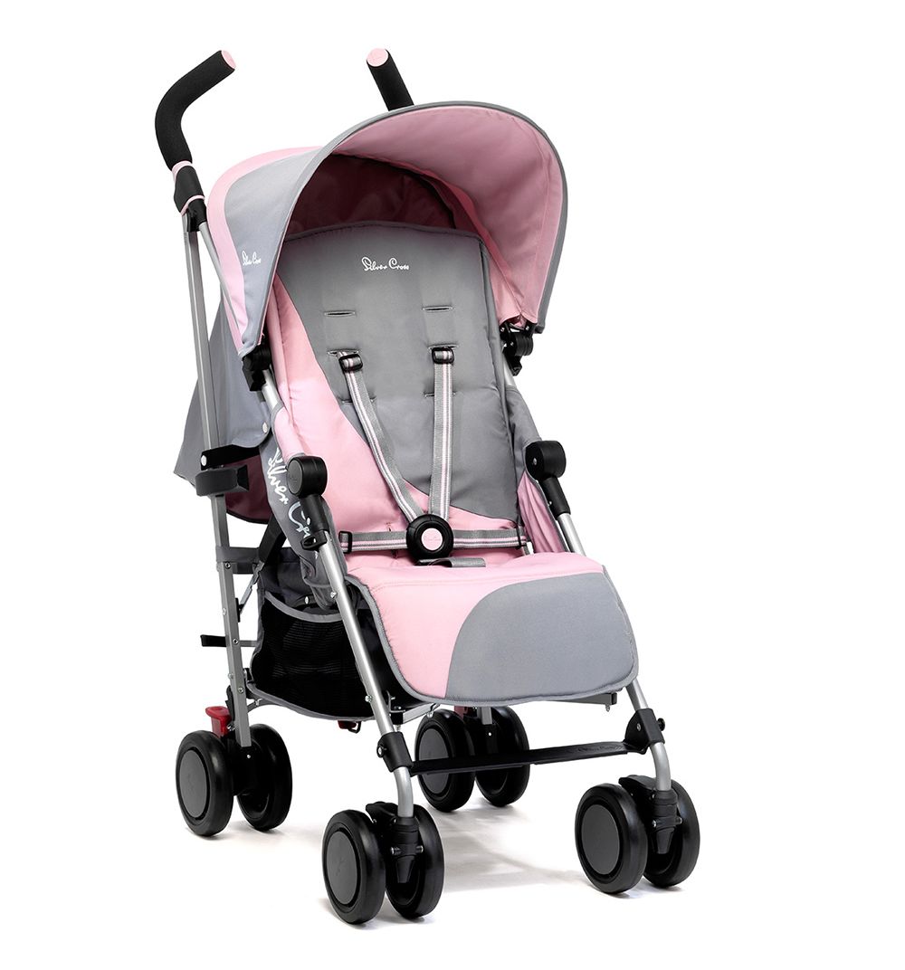 Коляска-трость Silver Cross POP 2 Pink/Grey/Silver