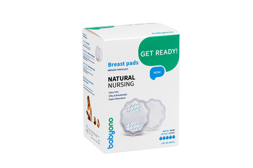Вкладыши для груди BabyOno NATURAL NURSING (24шт.) Белые