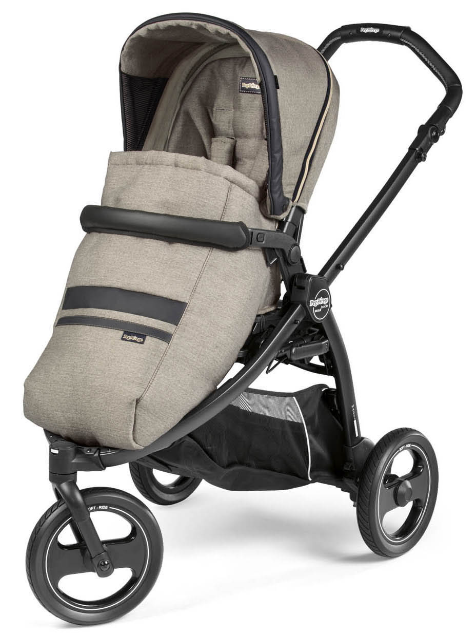 Прогулочная коляска Peg Perego Book Scout Pop Up Completo Luxe Ecru
