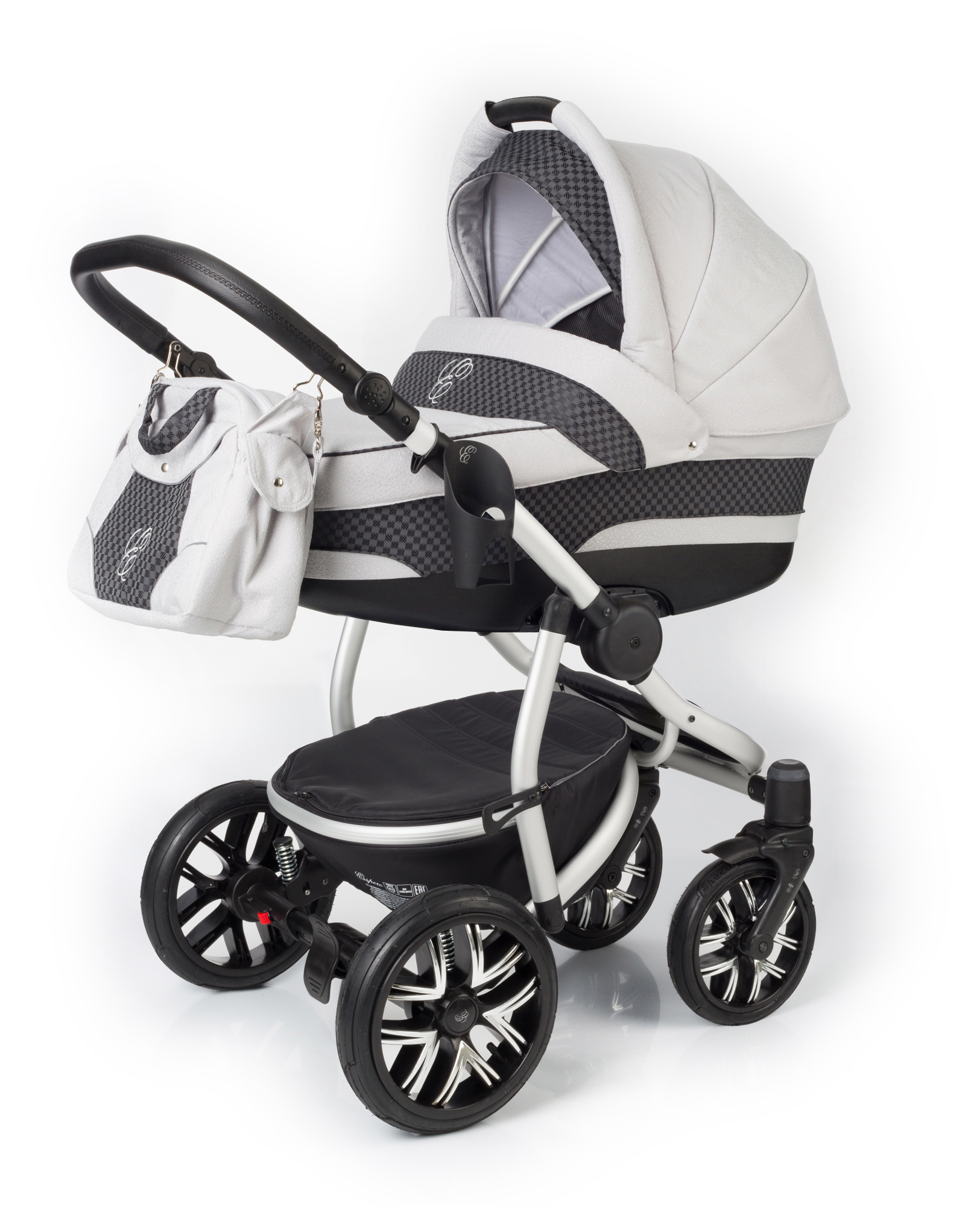 Коляска для новорожденных Esspero Discovery (шасси Grey) Grey Carbon