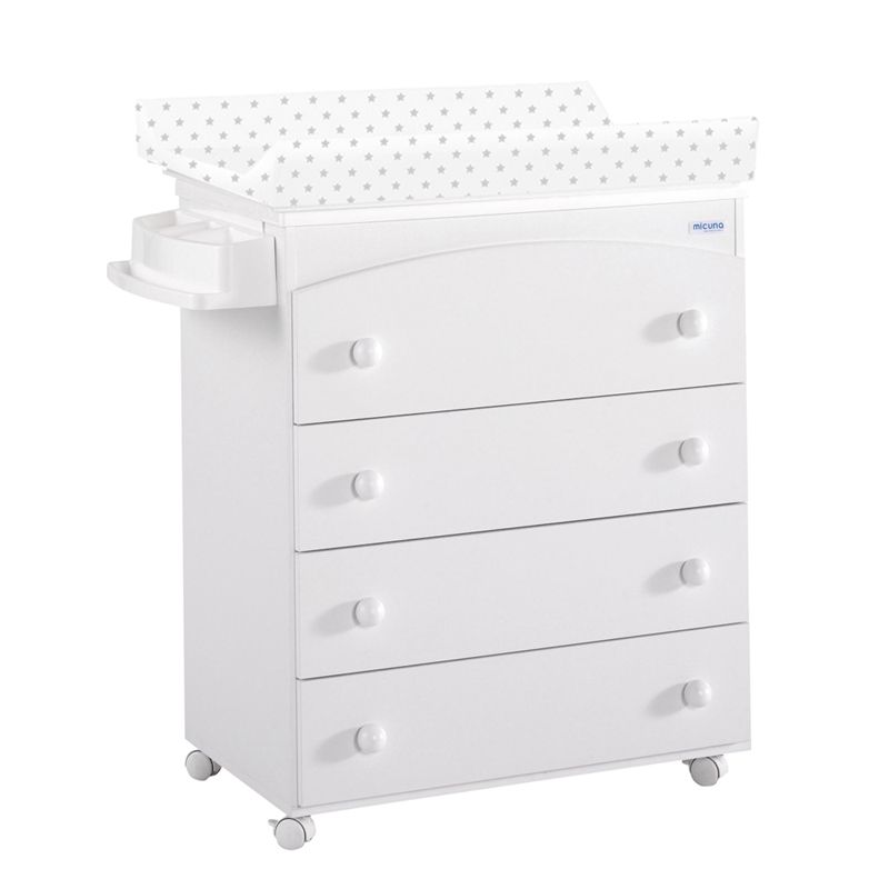 Пеленальный комод Micuna B-970 White/Grey Stars