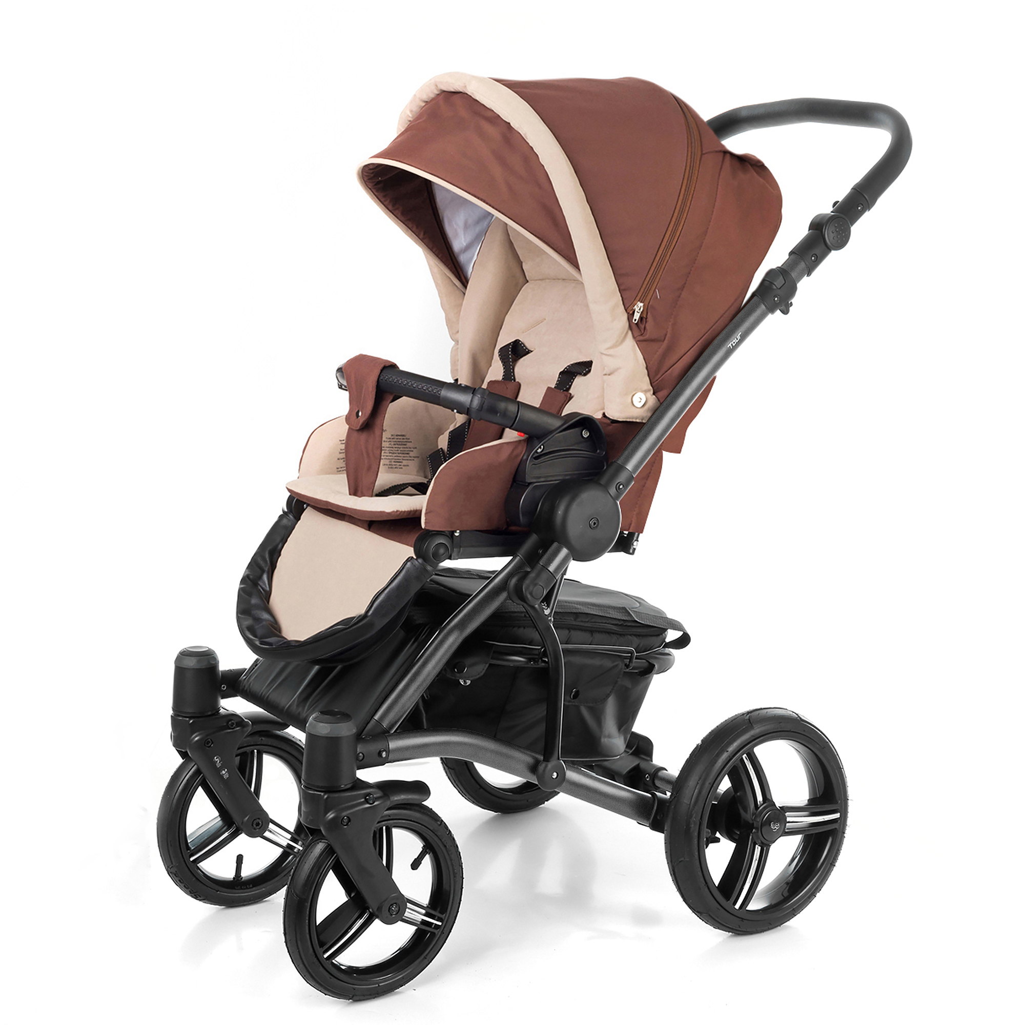 Прогулочная коляска Esspero Tour (шасси Graphite) Brown Beige