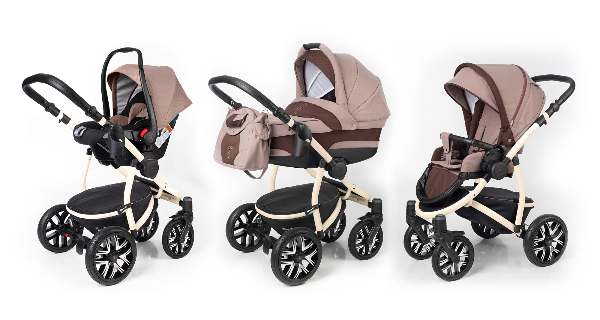 Коляска 3 в 1 Esspero Discovery (шасси Beige) Luna