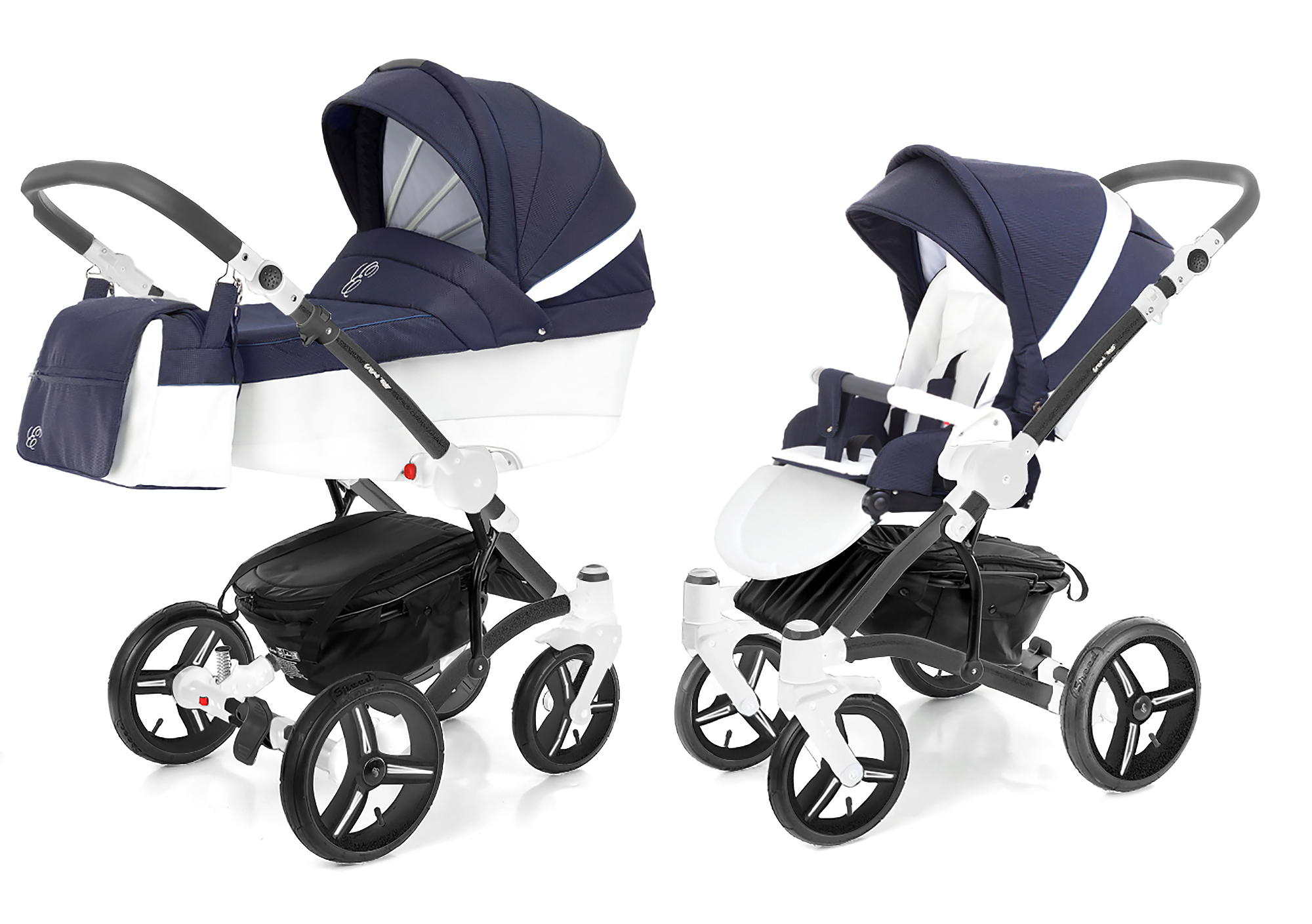Коляска 2 в 1 Esspero Grand Tour (шасси White) Sky Star