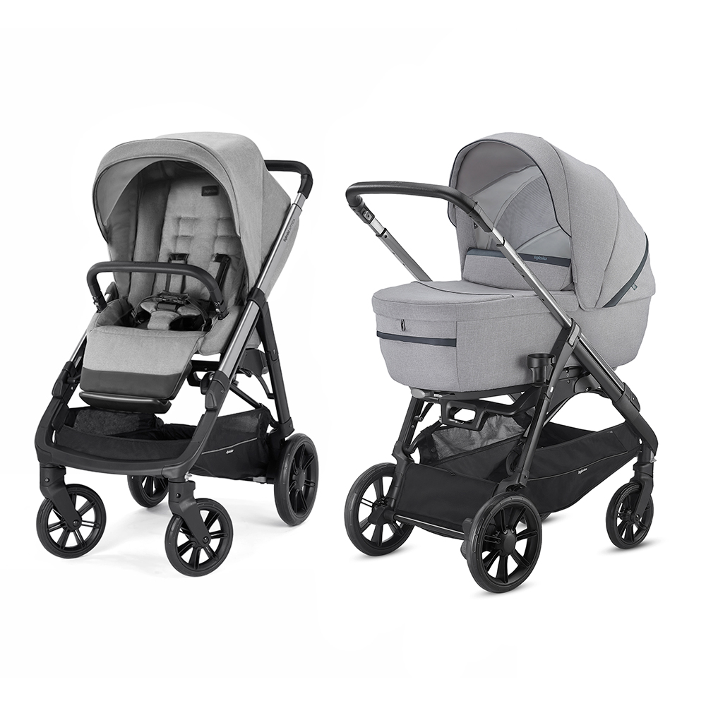 Коляска 2 в 1 Inglesina Aptica System Duo Silk Grey/Black