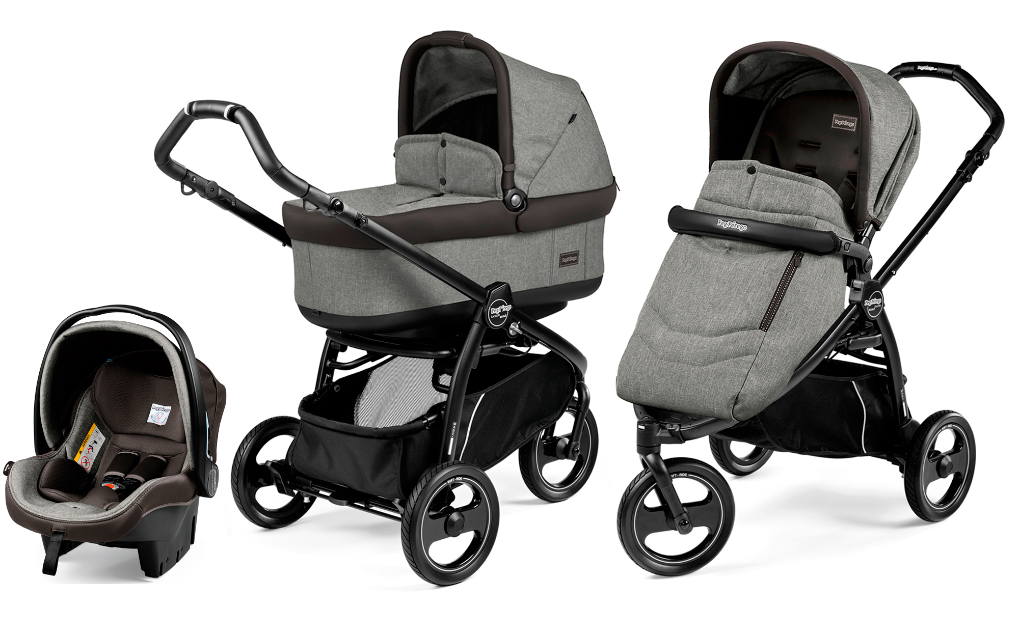 Коляска 3 в 1 Peg Perego Book Scout Pop Up Modular System Atmosphere