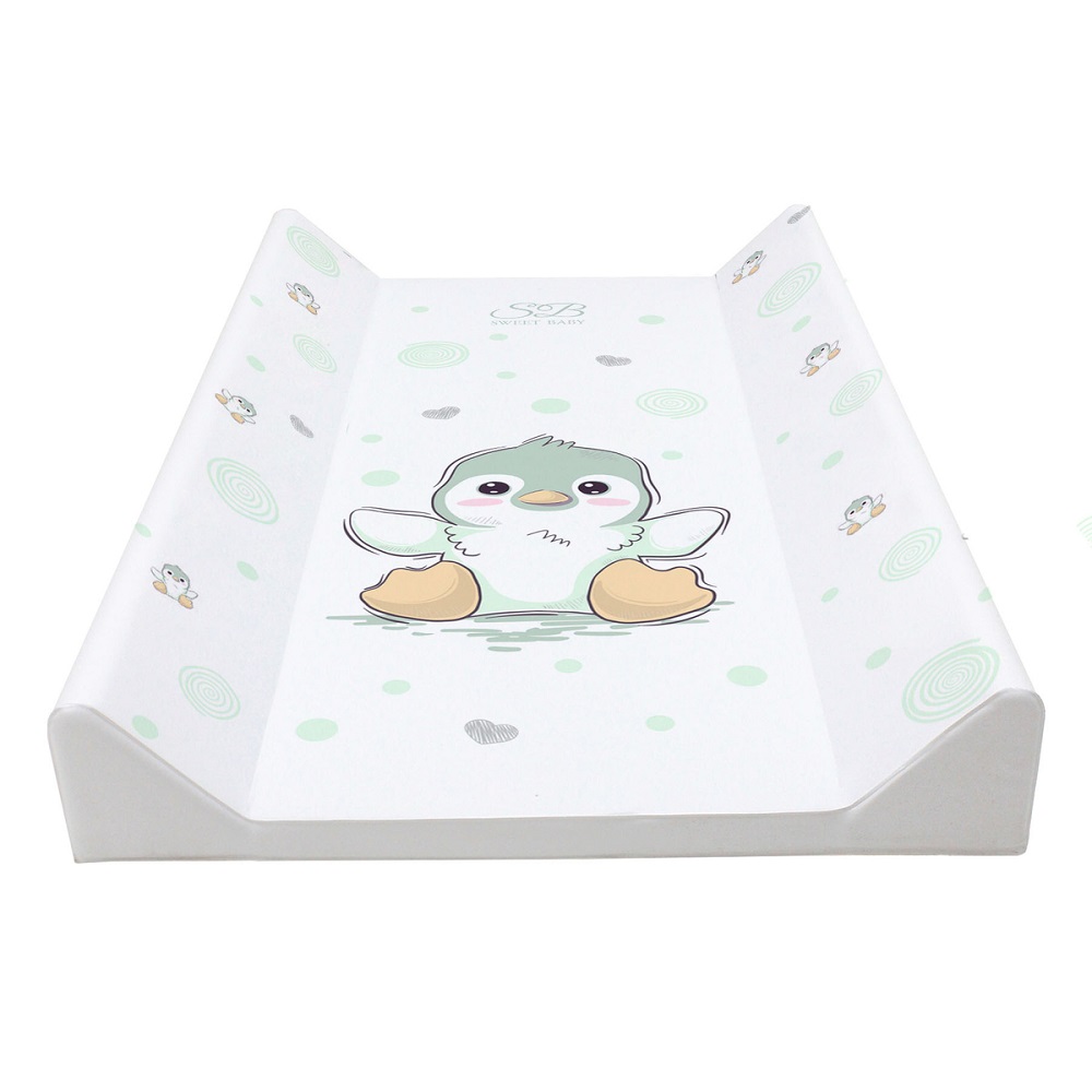 Пеленальная доска на кроватку 79х45 Sweet Baby Pinguino Green (пингвин зеленый)
