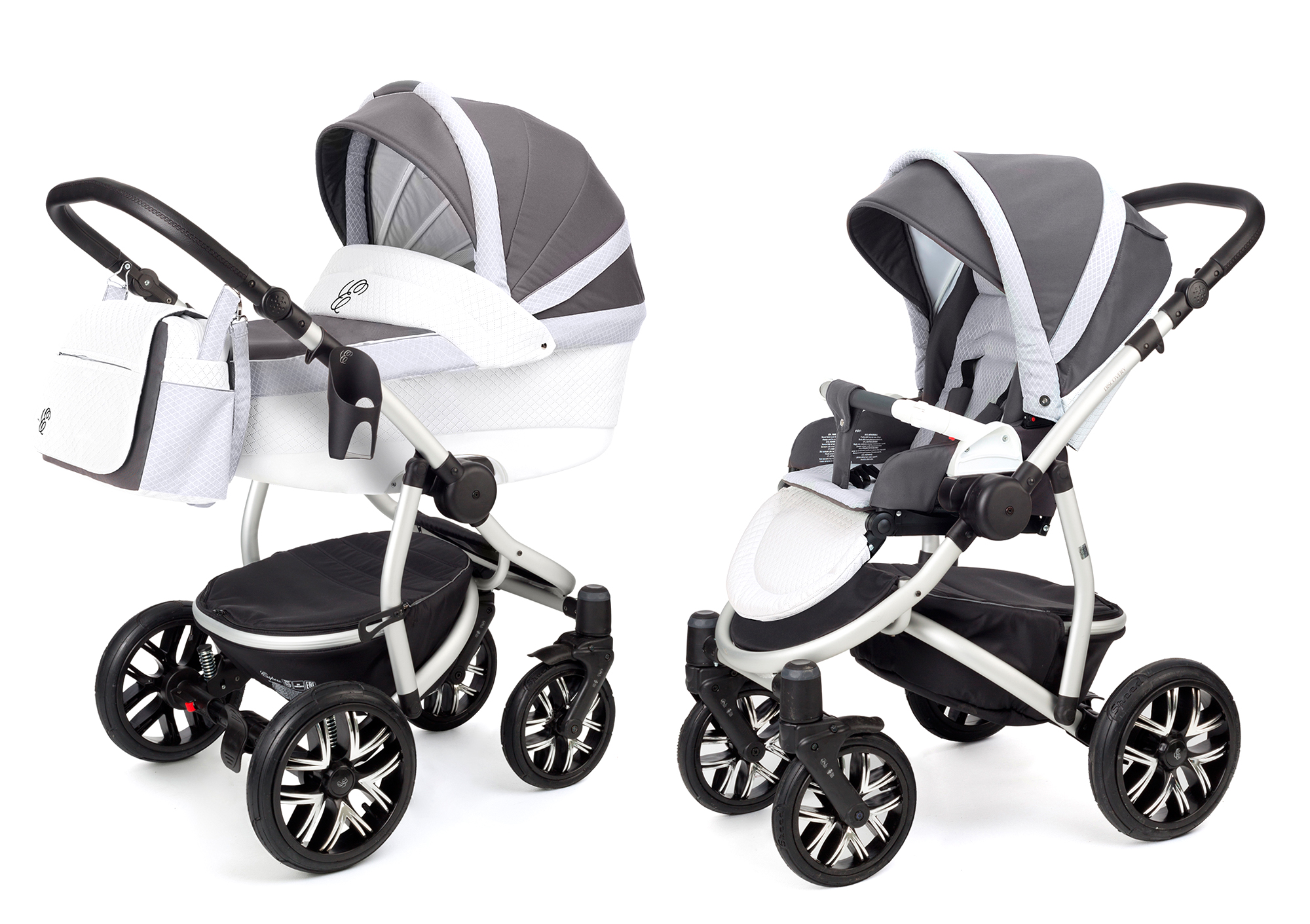 Коляска 2 в 1 Esspero Grand Discovery (шасси Grey) Royal Light Grey