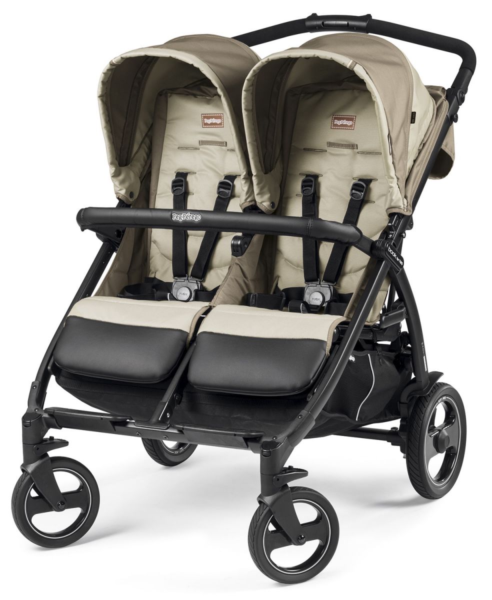 Коляска для двойни Peg Perego Book for Two Class Beige