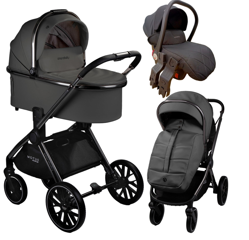 Коляска 3 в 1 Amarobaby Motus Premium Ecco