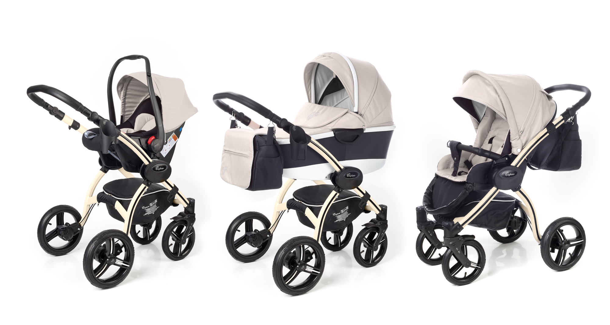 Коляска 3 в 1 Esspero I-Nova Alu (шасси Beige) Beige