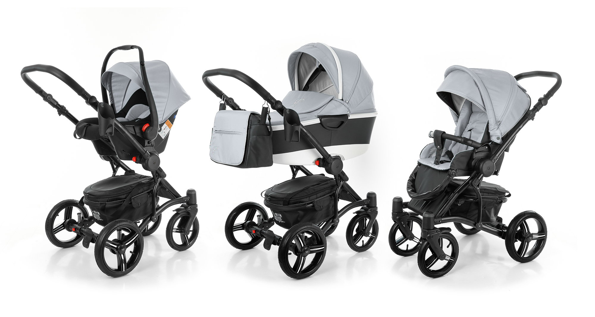 Коляска 3 в 1 Esspero Tour Alu (шасси Black) Silver