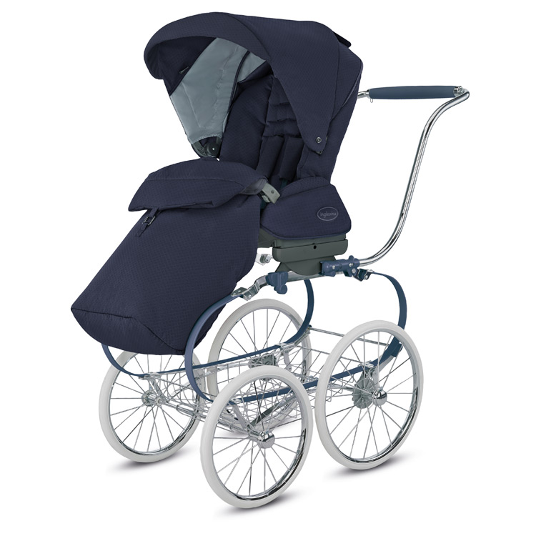 Прогулочный блок для Inglesina Classica на шасси Balestrino JACQUARD BLUE