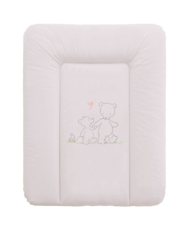 Пеленальный матрац Ceba Baby мягкий на комод 70x50 см Papa Bear Grey
