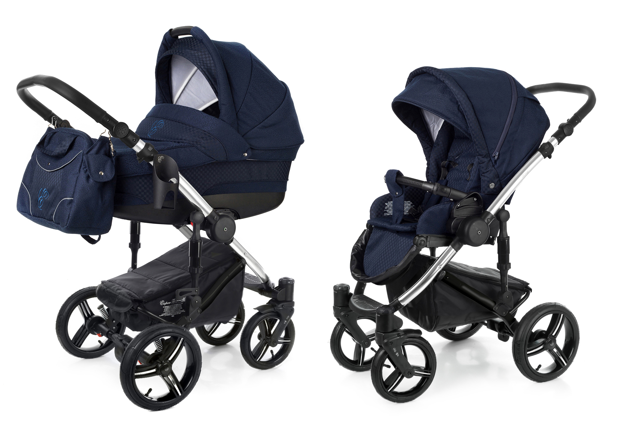 Коляска 2 в 1 Esspero Magic (шасси Chrome) Mar Carbon