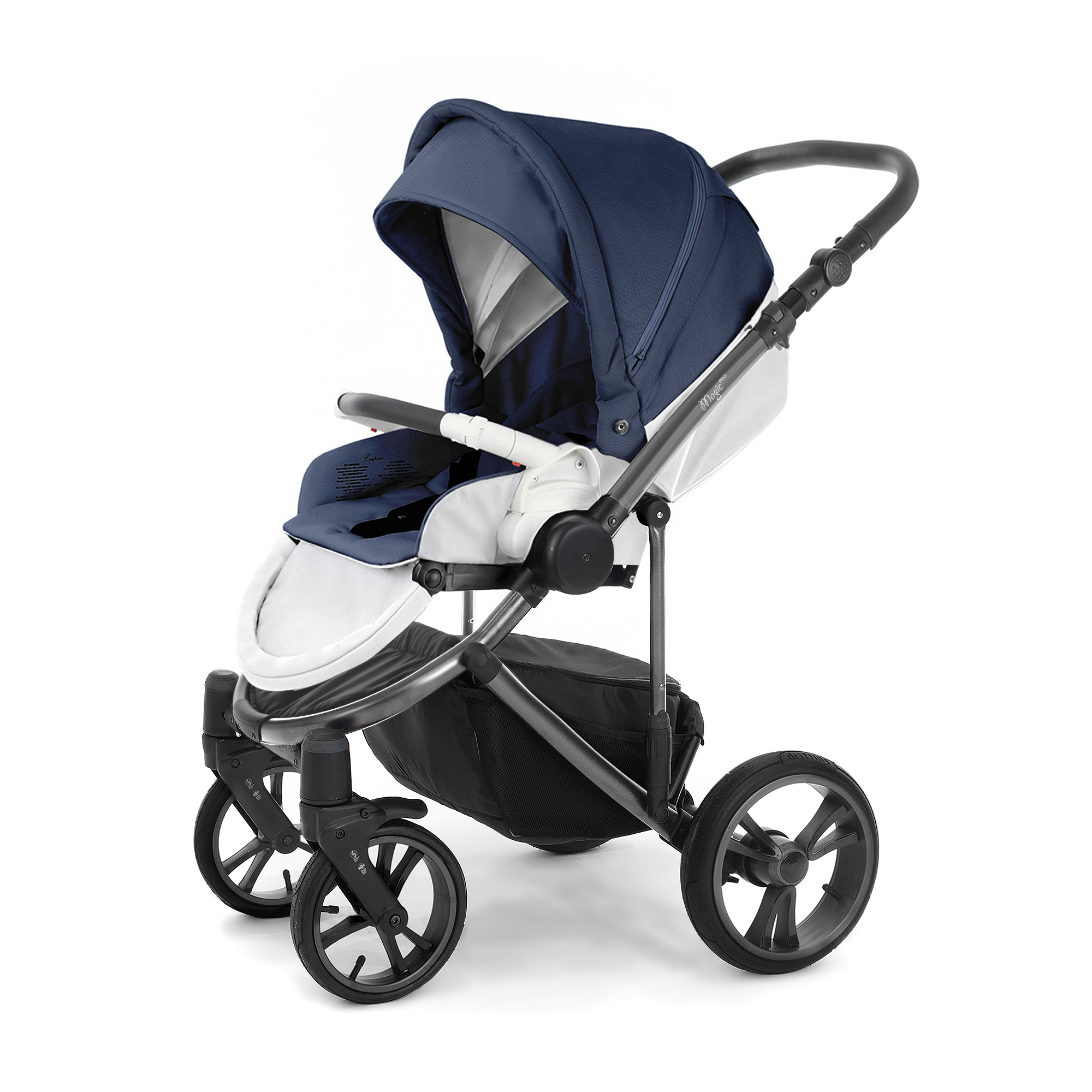 Прогулочная коляска Esspero Magic Alu (шасси Black) Mar leatherette