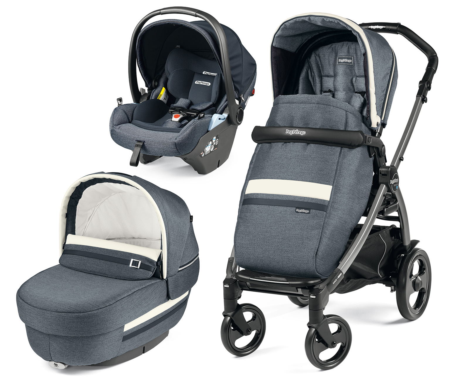 Коляска 3 в 1 Peg Perego Book 51 Elite Lounge Modular Luxe Mirage