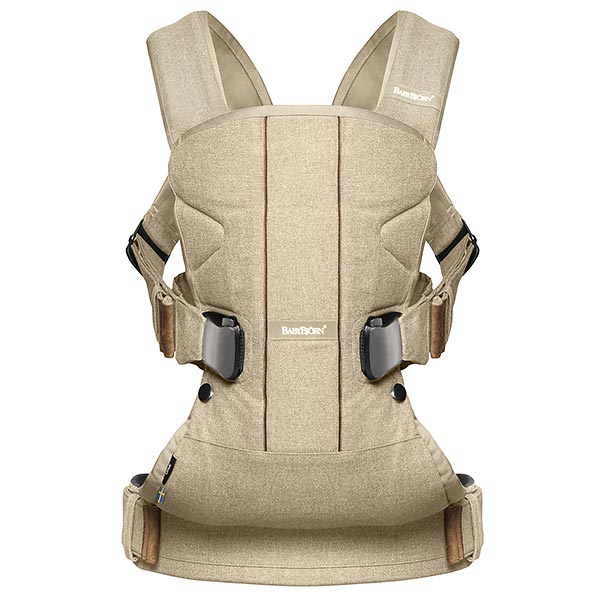 Рюкзак-кенгуру BabyBjorn One Cotton Бежевый
