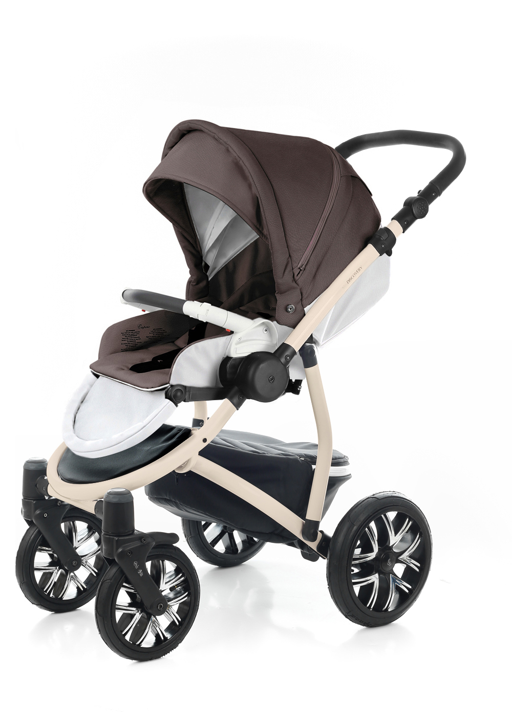 Прогулочная коляска Esspero Grand Discovery (шасси Beige) Cacao leatherette
